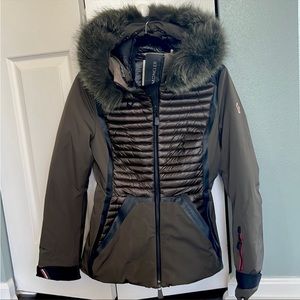 Moncler fox fur jacket